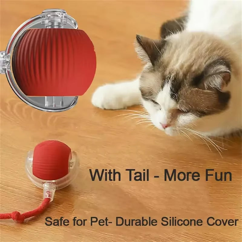 Automatic Rolling Ball Interactive Ball Cat Toys Pet Supplies Electric Dog and Cat Training to Imitate Rat Rechargeable Products