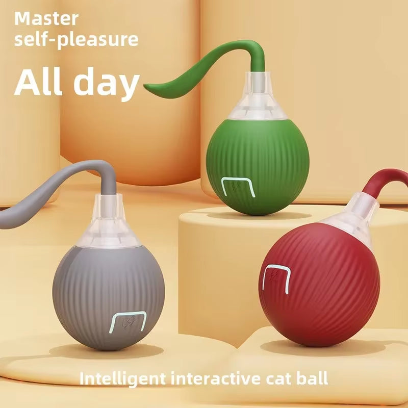 Automatic Rolling Ball Interactive Ball Cat Toys Pet Supplies Electric Dog and Cat Training to Imitate Rat Rechargeable Products