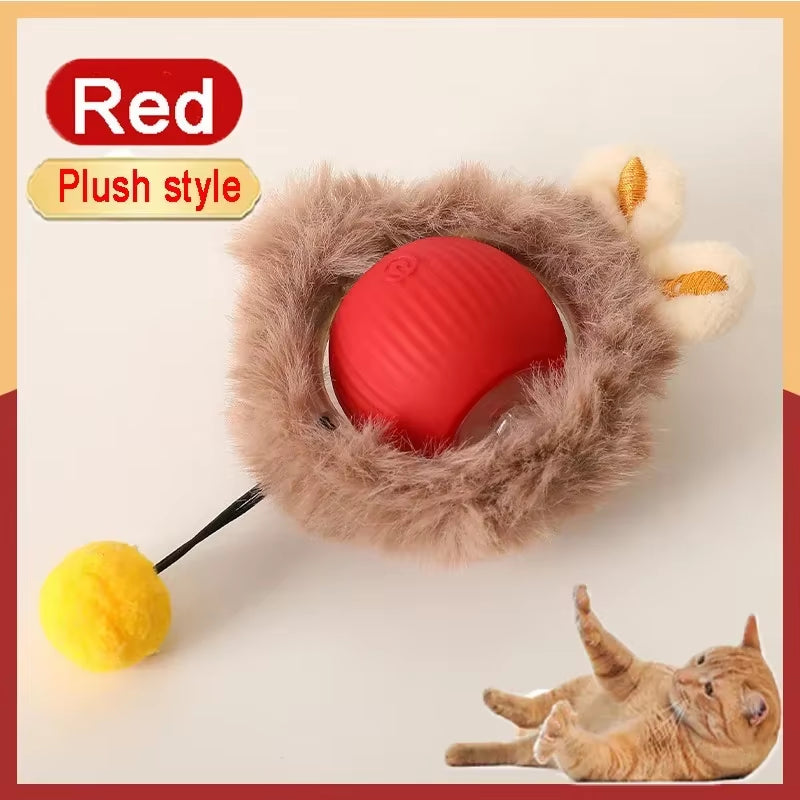 Automatic Rolling Ball Interactive Ball Cat Toys Pet Supplies Electric Dog and Cat Training to Imitate Rat Rechargeable Products